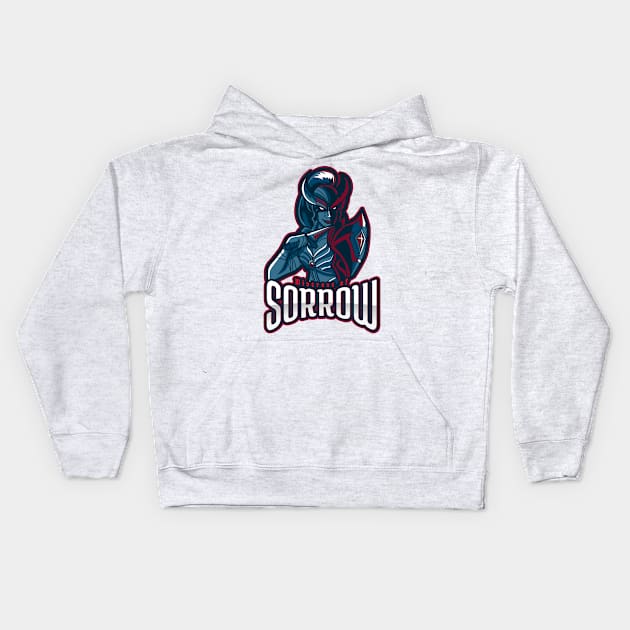 Mistress of Sorrow Kids Hoodie by sheepanda gaming